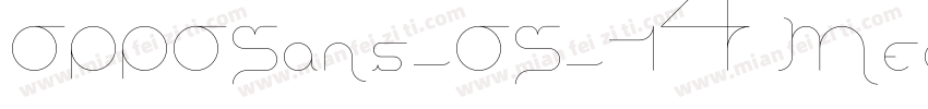 OPPOSans_OS_14 Medi字体转换